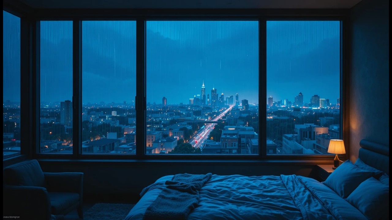 Heavy Rain Sounds for Deep Sleep 😴 Relaxing Rain Ambience for Insomnia Relief