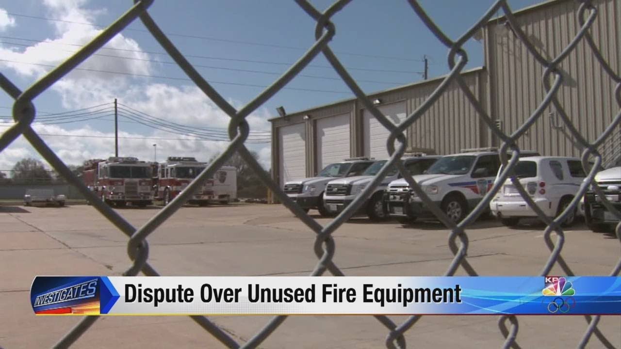Dispute rages over unused fire equipment