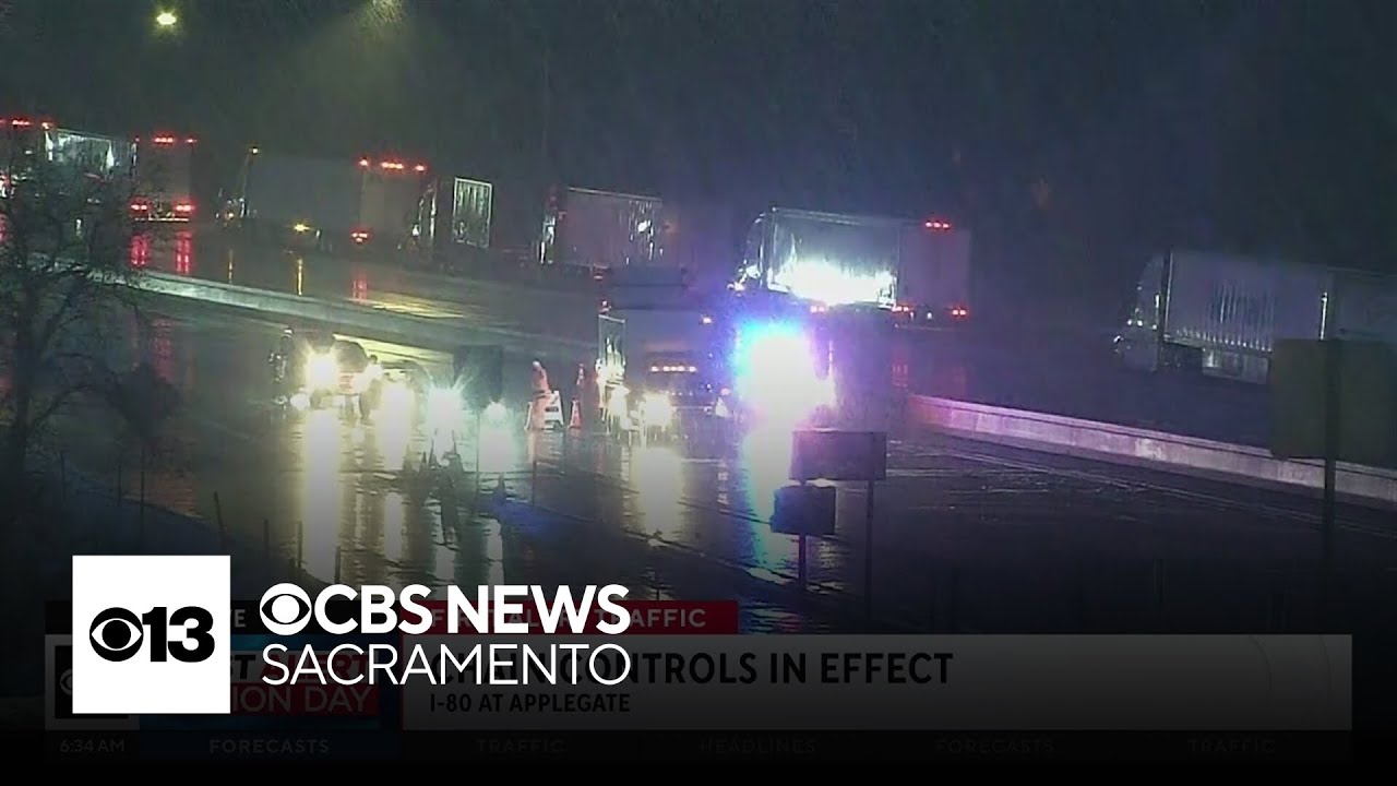 Chain controls move lower as another storm hits the Sierra