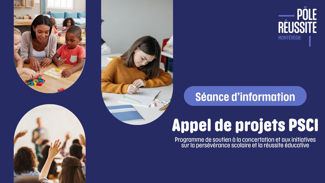 Séance d'information - Appel de projets PSRÉ 2026-2027