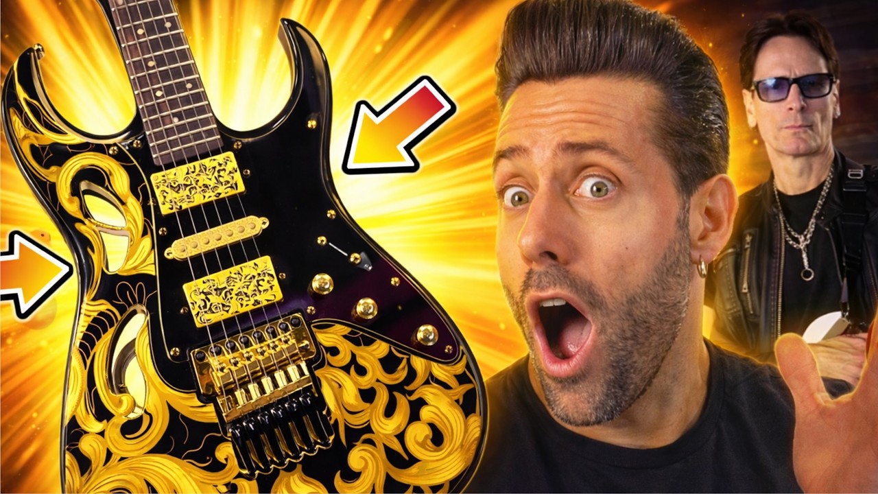 ‼️Ibanez just dropped the most INSANE Steve Vai PIA  in YEARS at 2026 Namm Show! | 24K GOLD! 