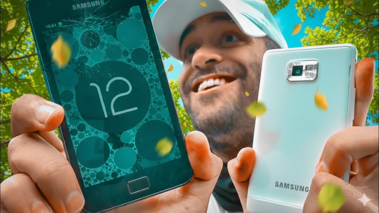 ✹LOUCURA❗🥶 ANDROID 12 no GALAXY S2, COMO FICOU? 😳