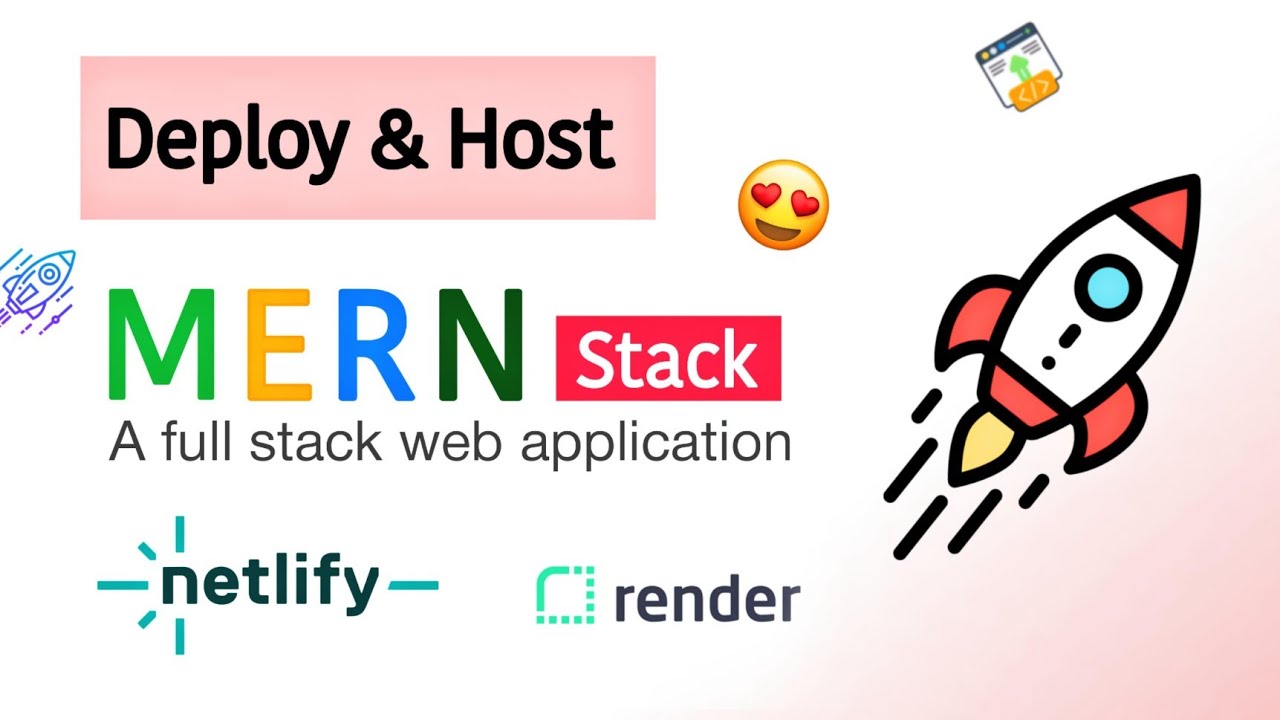Host/Deploy MERN App on GitHub, Netlify, Render | How to host MERN APP | Host MERN App just for free