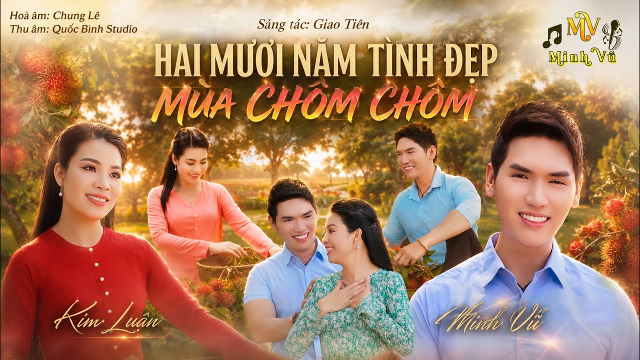 HOT🔥🔥🔥20 Năm Tình Đẹp Mùa Chôm Chôm | Minh Vũ & Kim Luận | Bolero Nghe Là Nhớ
