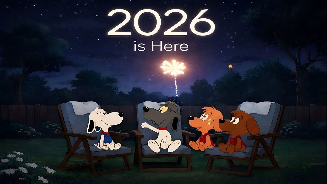 New Year 2026 Jazz Has Arrived - Snoopy Jazz Song With Family 🎆Peaceful Study & Relax Music