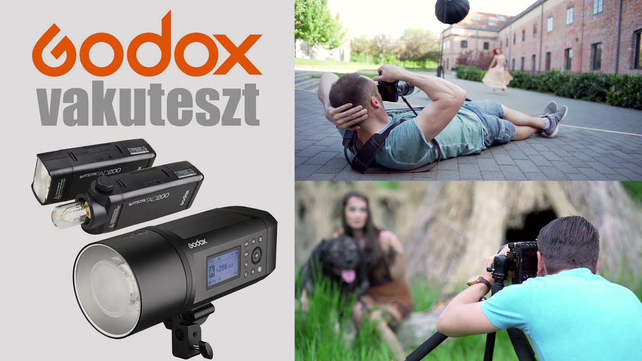 A nagy Godox vakuteszt Gerivel és Renzóval /AD200 & AD600 Pro