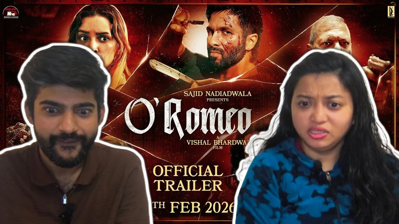 THIS IS INSANE!🔥O'Romeo Official Trailer REACTION AND REVIEW | Shahid K | Triptii D | Nana P