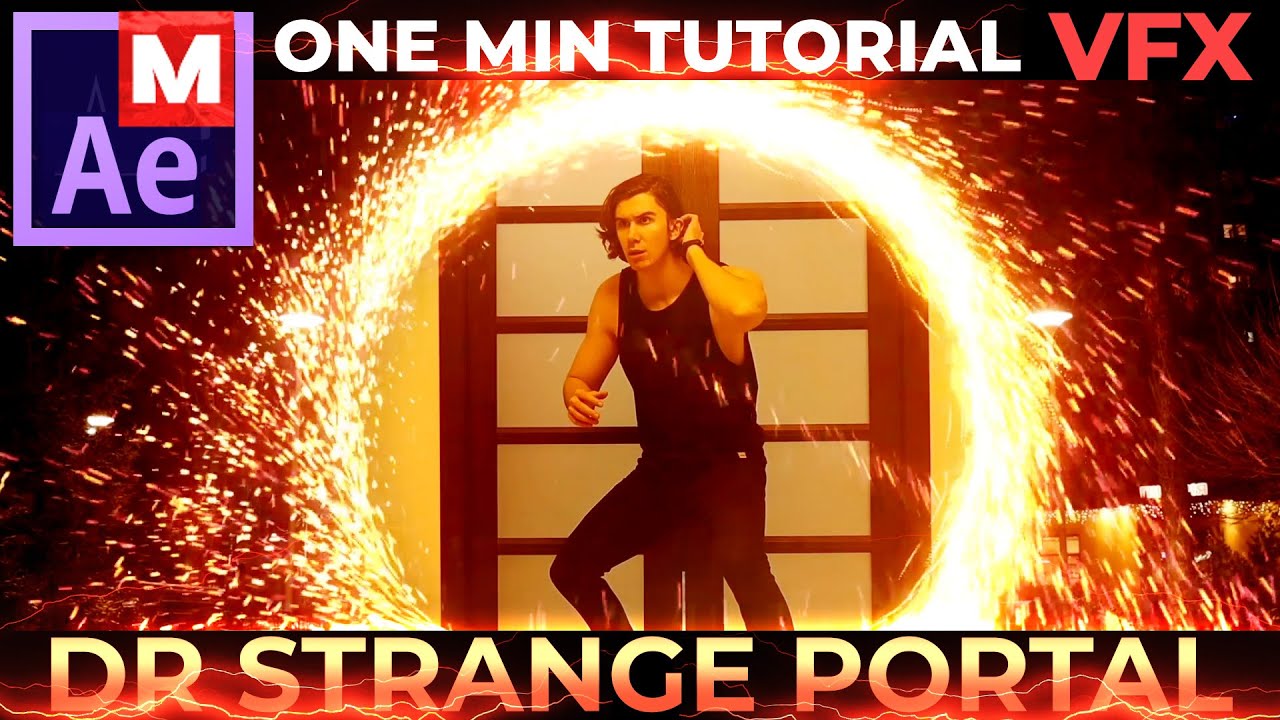 Dr Strange 3D Portal VFX - Quick After Effects Tutorial