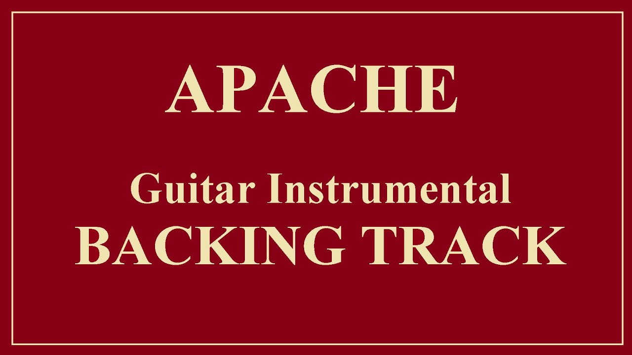 APACHE - THE SHADOWS - BACKING TRACK