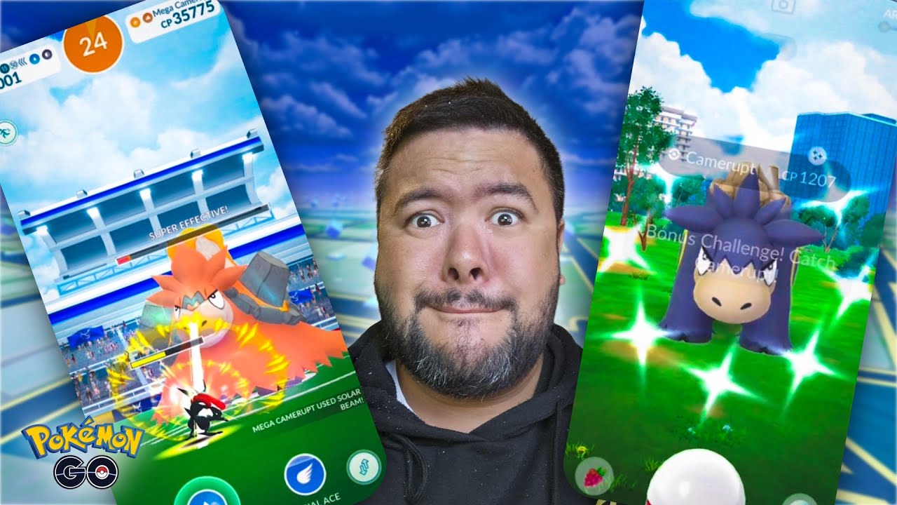 Mega Camerupt: САМАЯ ПРОСТАЯ Мега-игра для соло-игры в Pokemon Go?