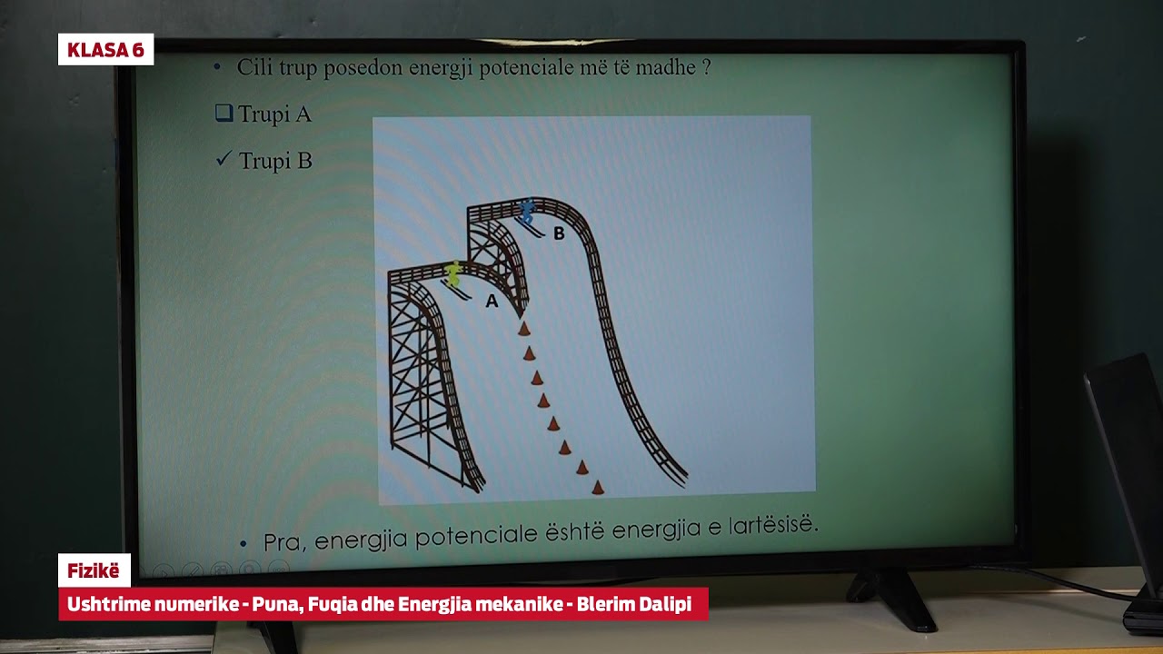 6339 - Fizikë - Ushtrime numerike: Puna, Fuqia dhe Energjia mekanike