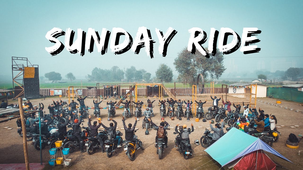 Crazy Sunday Ride | Discover 150 | Delhi winter |
