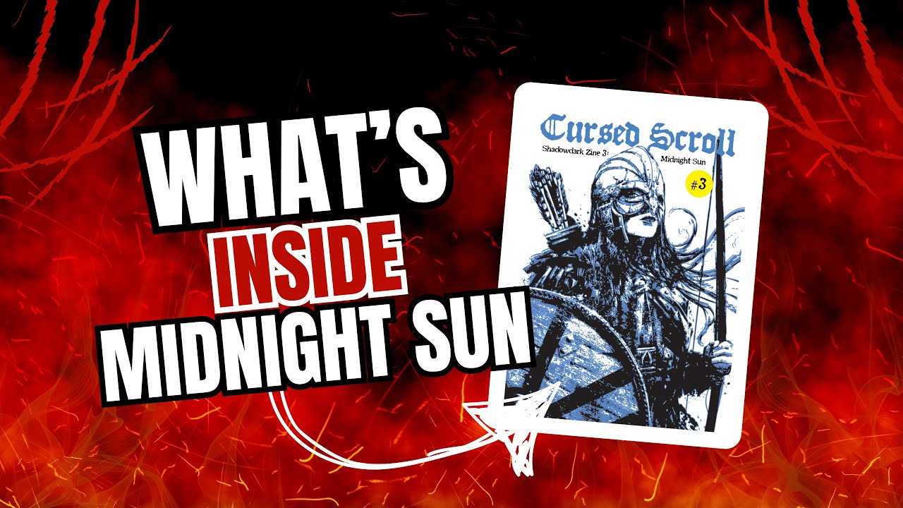 Shadowdark RPG Review - Cursed Scroll Vol. 3 Midnight Sun