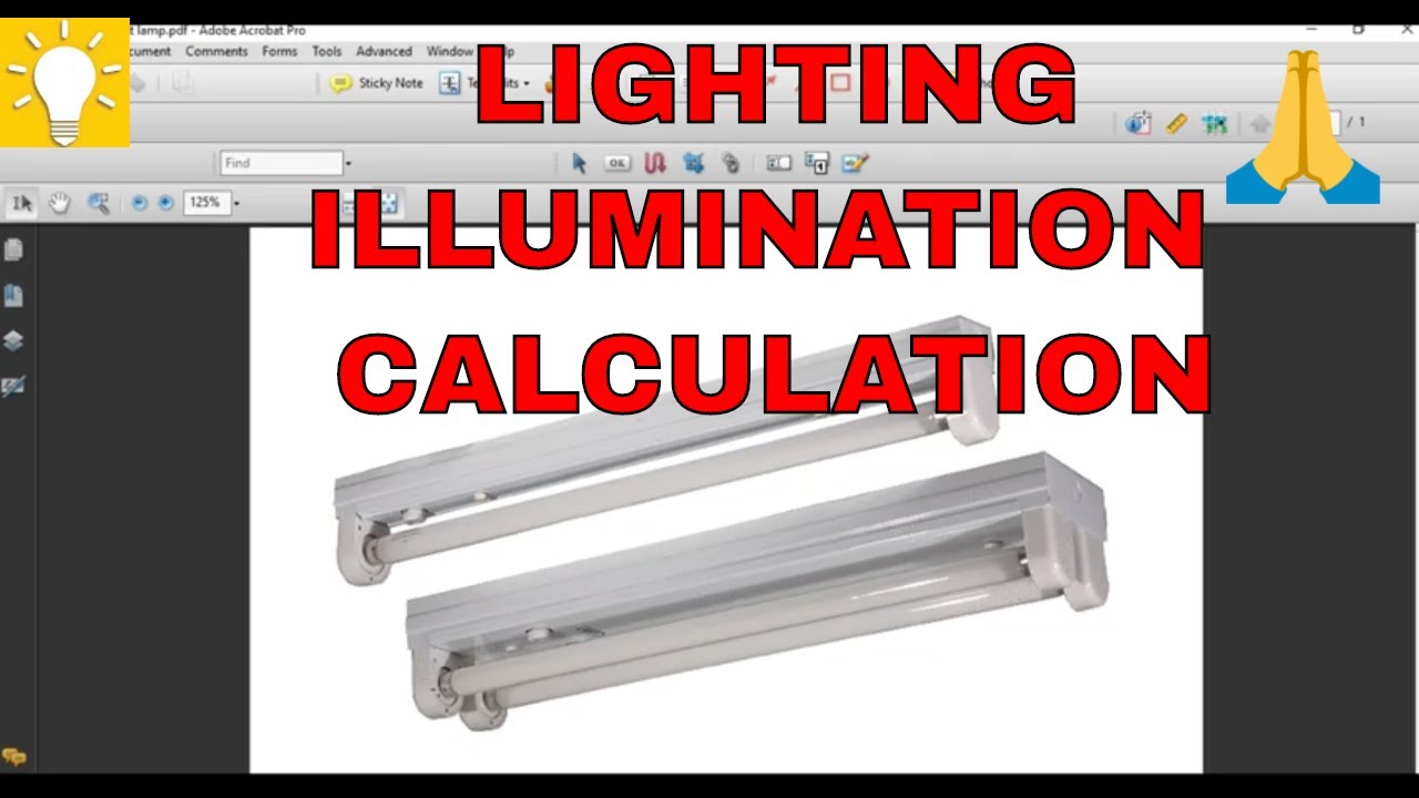 Lux level calculation (Tagalog)