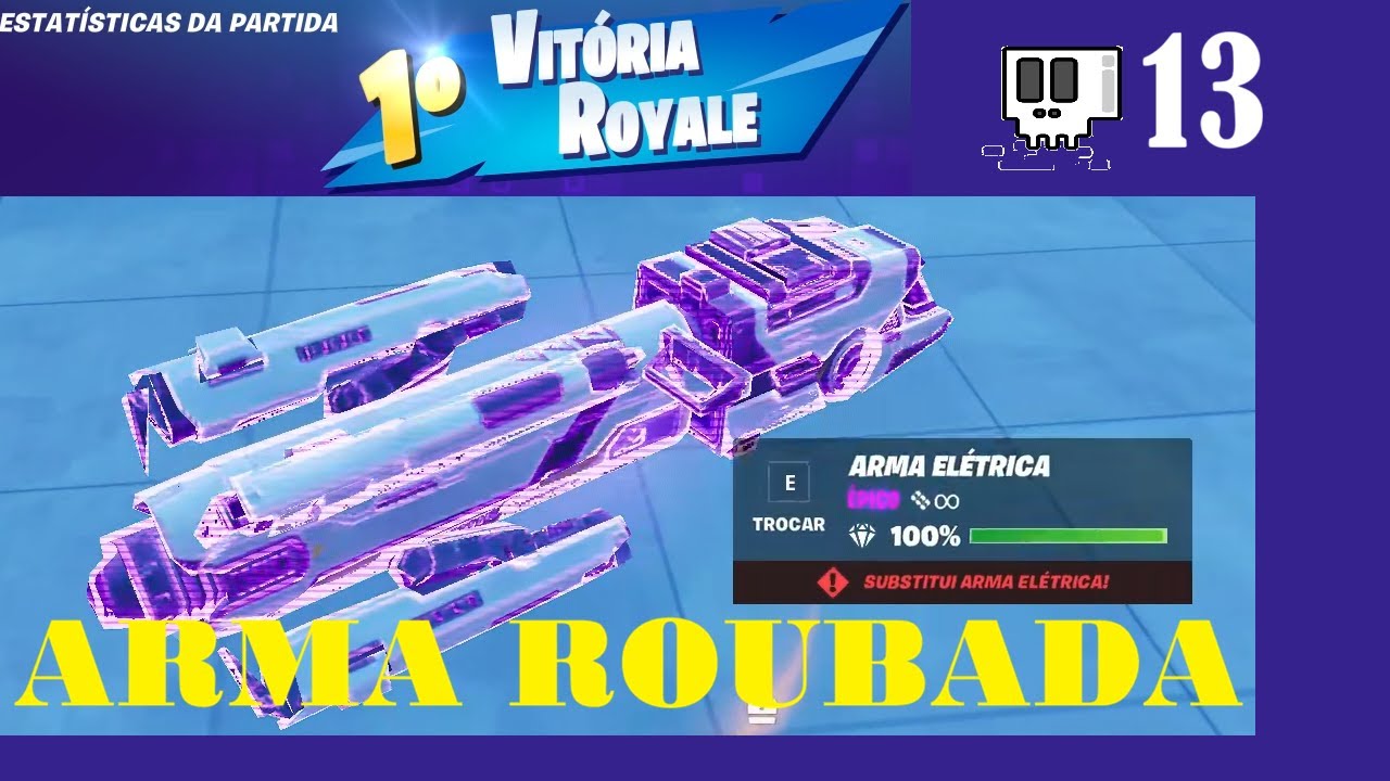 PARTIDA DE FORTINITE COM A ARMA ELÉTRICA, É MUITO ROUBO! #fortnite #fortnitebr #fortnitegame