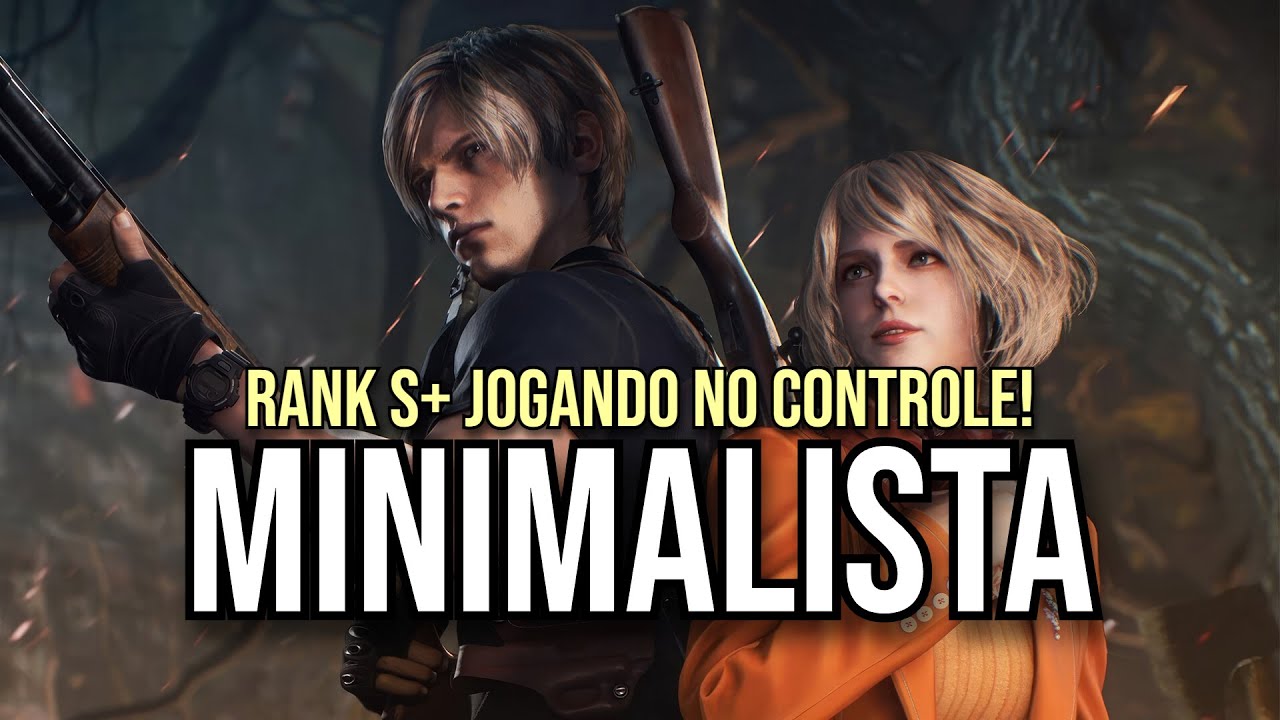 Minimalista no CONTROLE! Rank S+ Profissional Resident Evil 4 Remake
