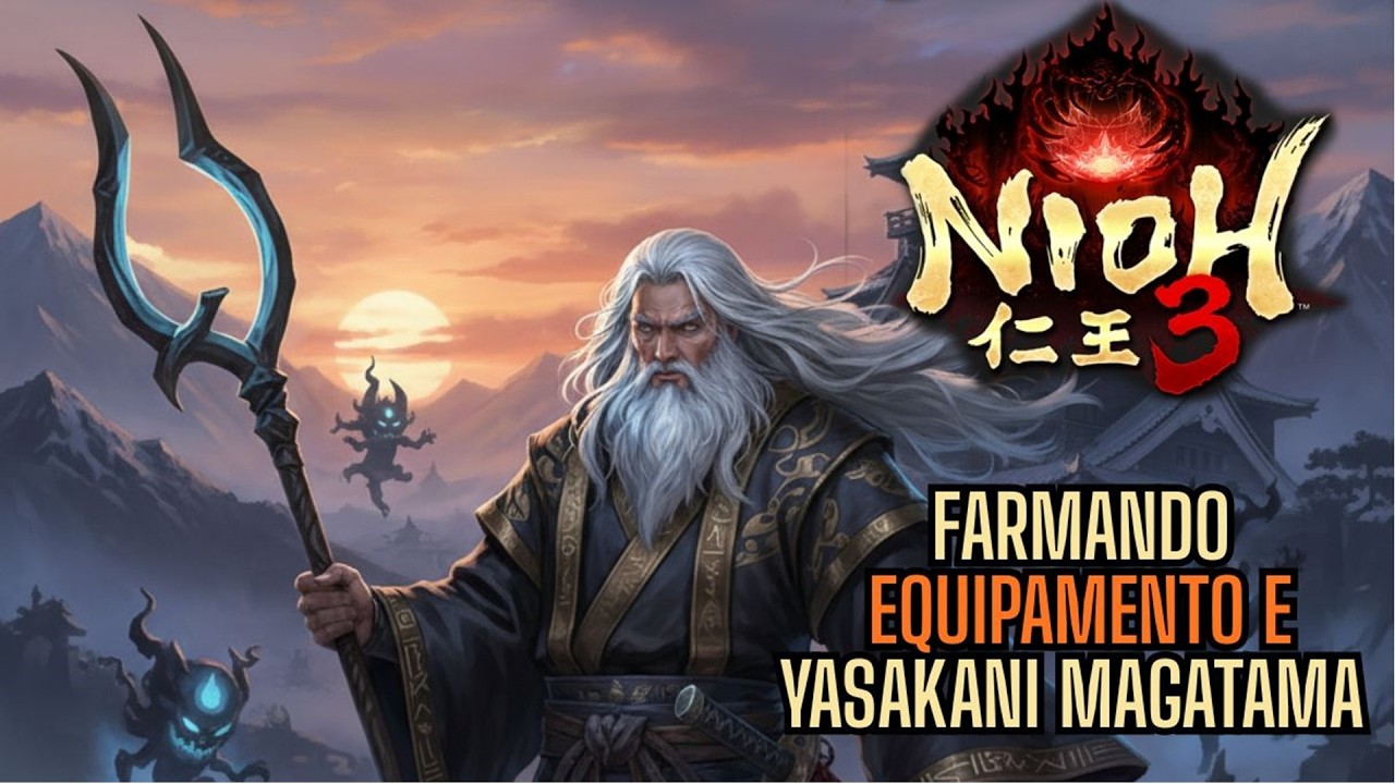 Nioh 3 Farmando equipamentos (Caminho do Xogum)