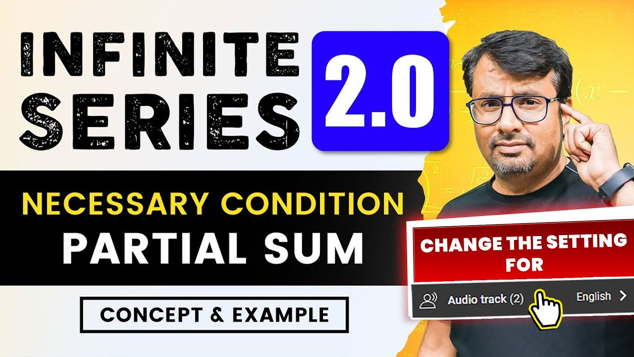 Infinite Series - Necessary Condition for Convergence Of Infinite Series  | Concept of SOPS