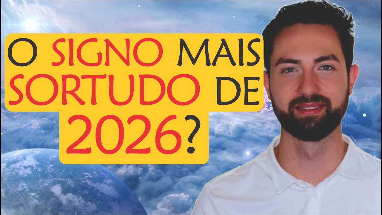 ☀️ Existe um SIGNO mais SORTUDO para 2026? | Astrologia e Espiritualidade