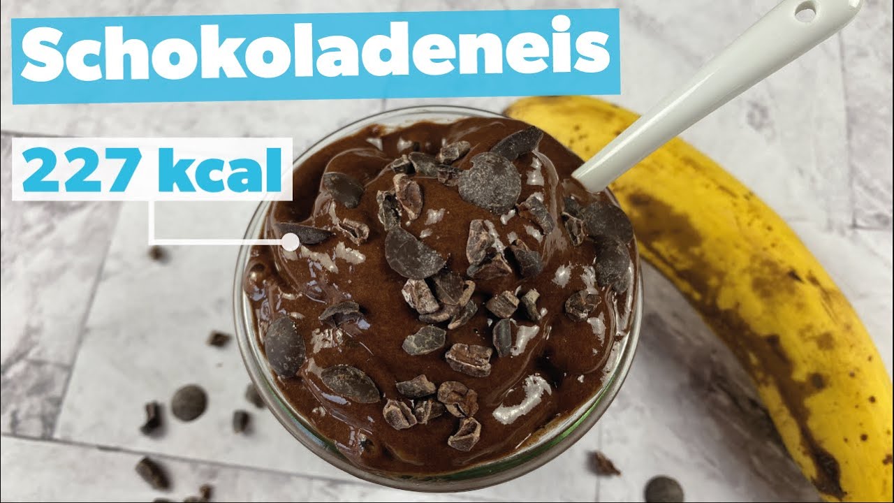 Kalorienarmes Schokoeis selber machen | Nicecream | kalorienarme Rezepte