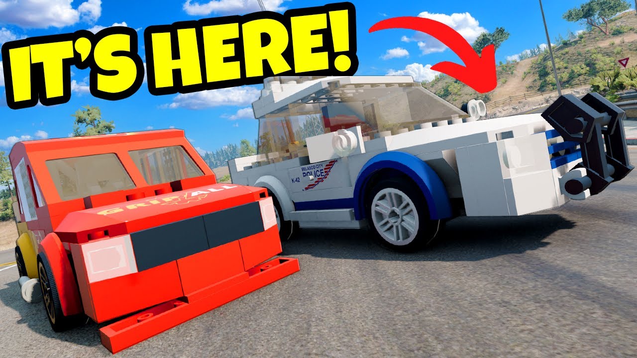 This NEW Lego Car Mod Creates AMAZING Crashes in BeamNG Drive!