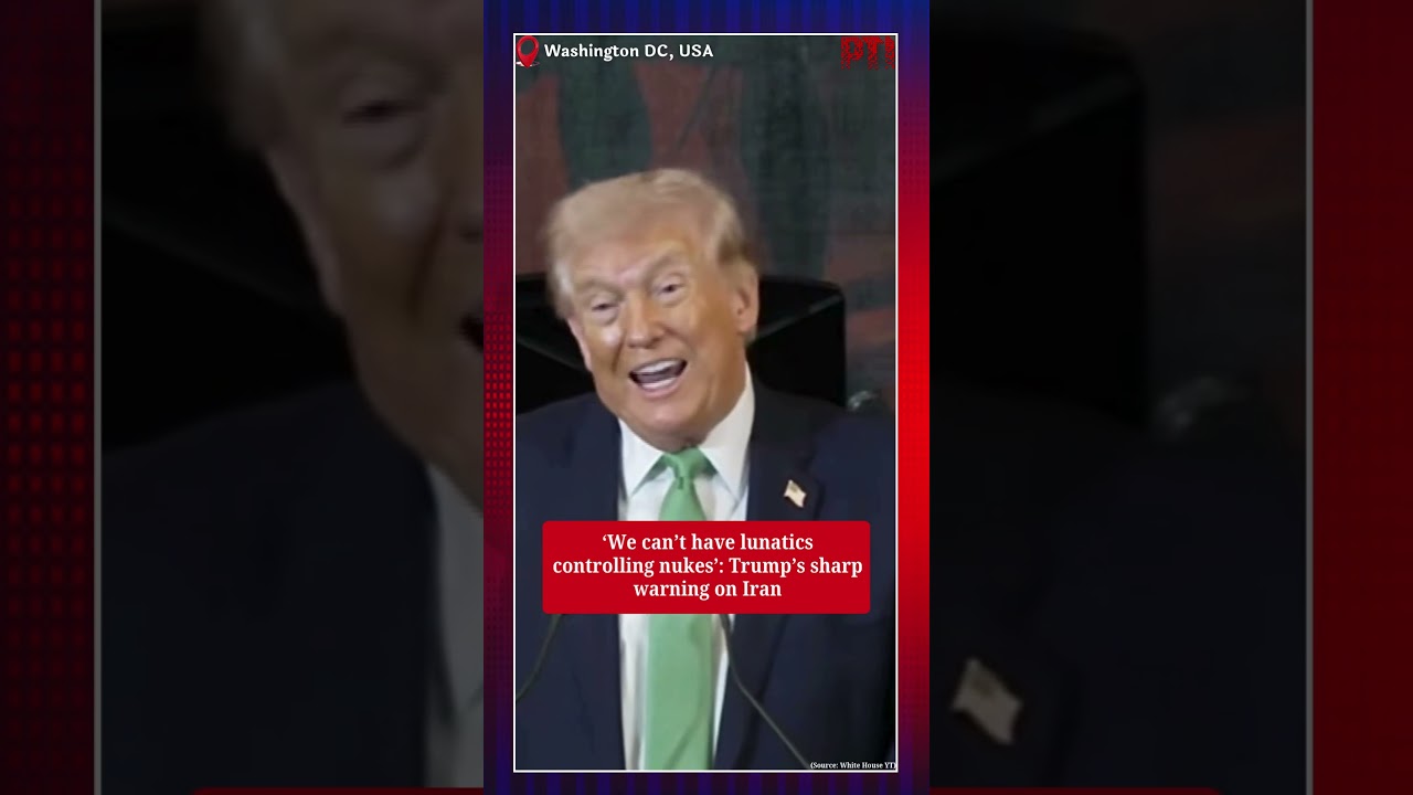 &lsquo;We can&rsquo;t have lunatics controlling nukes&rsquo;: Trump&rsquo;s sharp warning on Iran