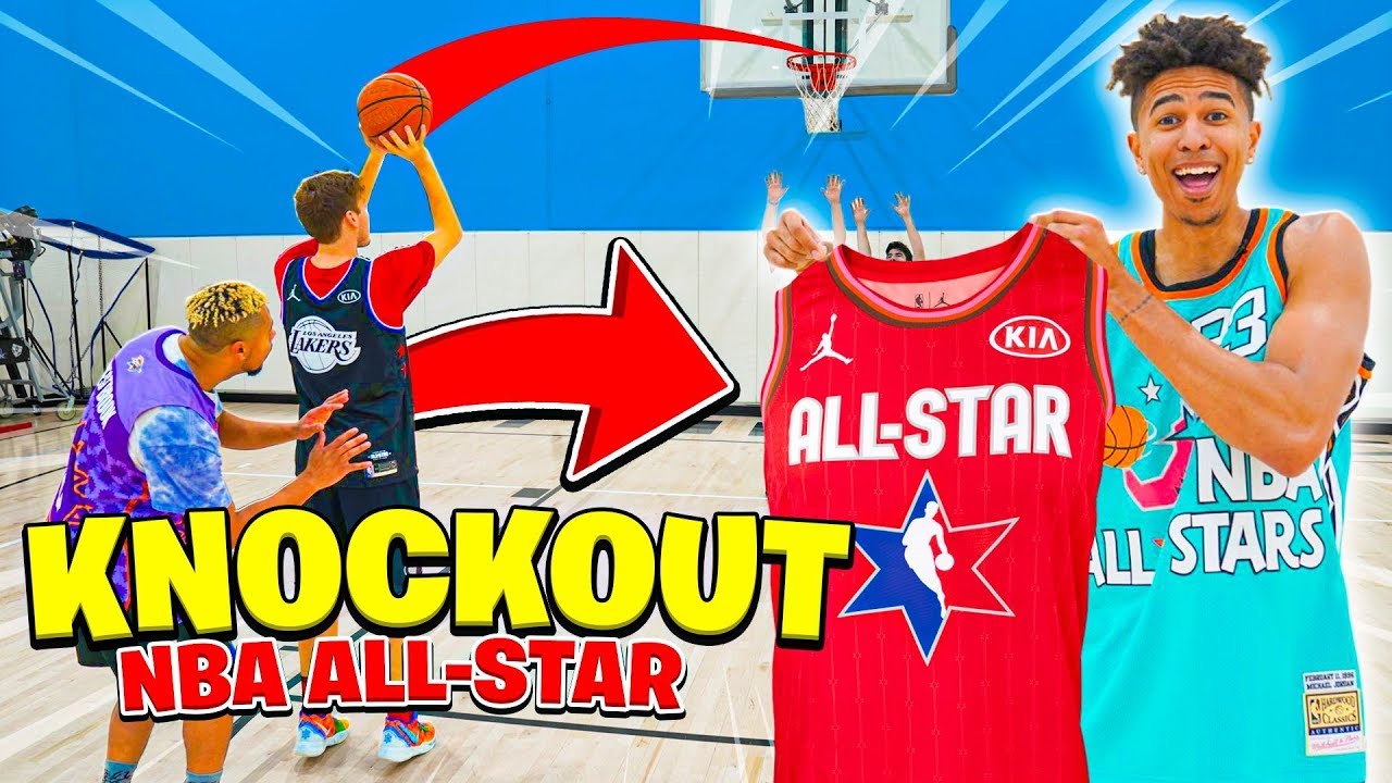 Win a Game of Knockout, I'll Buy You Any NBA ALL-STAR JERSEY!