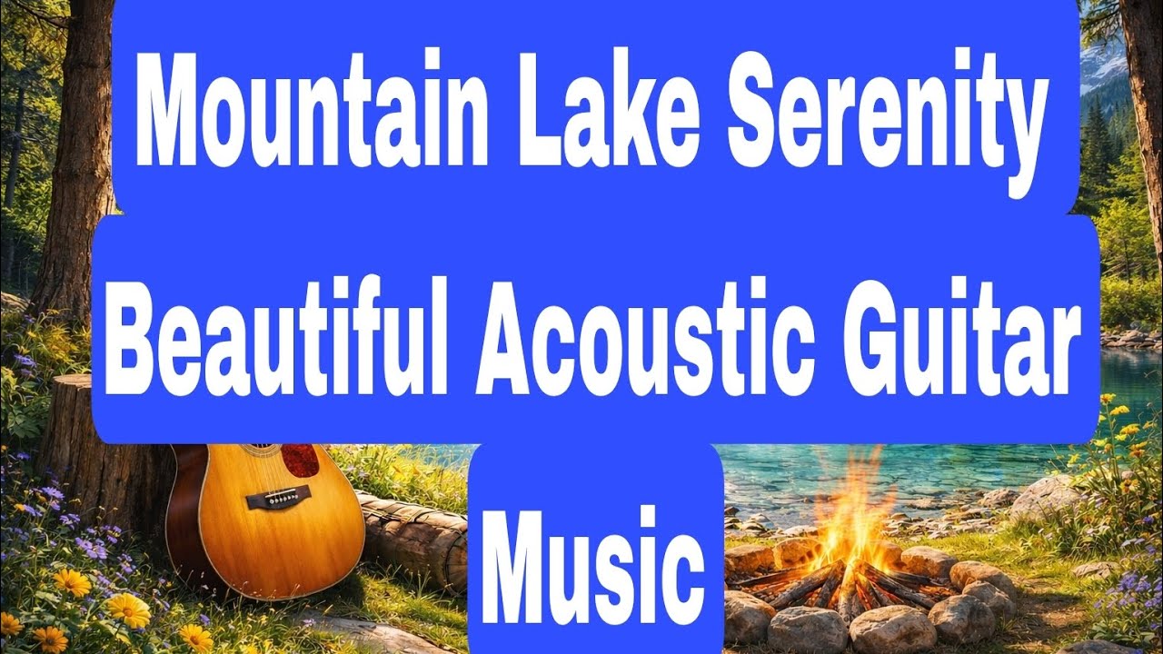 Mountain Lake Serenity – Beautiful Acoustic Guitar Music