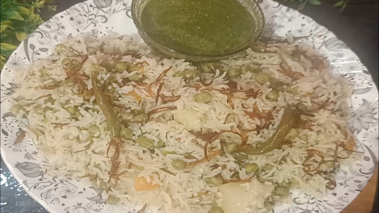 Khushbudar Yakhni Matar Pulao Recipe| Matar Pulao Recipe|Yakhni Matar Pulao Ghar Par Kaise Banaye|😋
