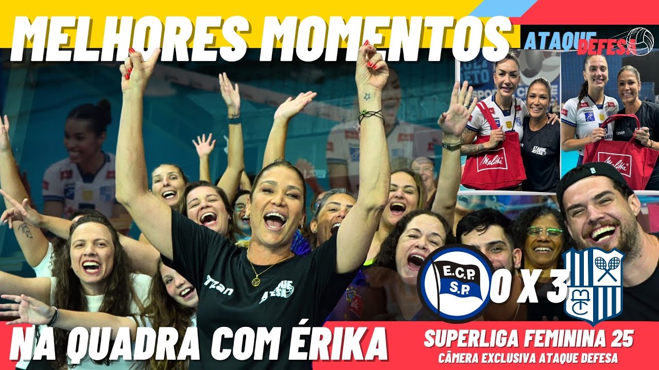 PINHEIROS 0X3 GERDAU MINAS | Entrevistas Incríveis e Melhores Momentos | NA QUADRA COM ÉRIKA COIMBRA