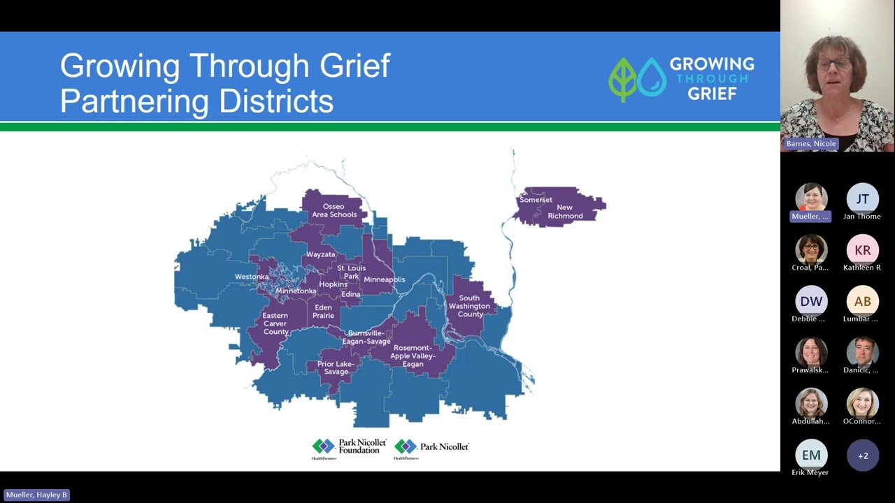 Park Nicollet Foundation - Growing Through Grief Program Coffee + Chat
