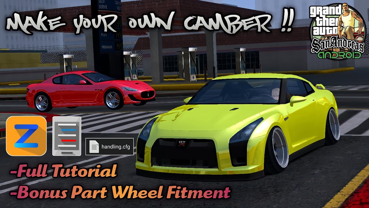 Tutorial Edit Handling Camber