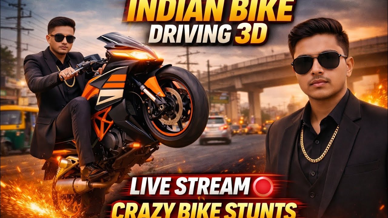 Indian Bike Driving 3D New Update Live | Police Chase & KTM Ride 😱
