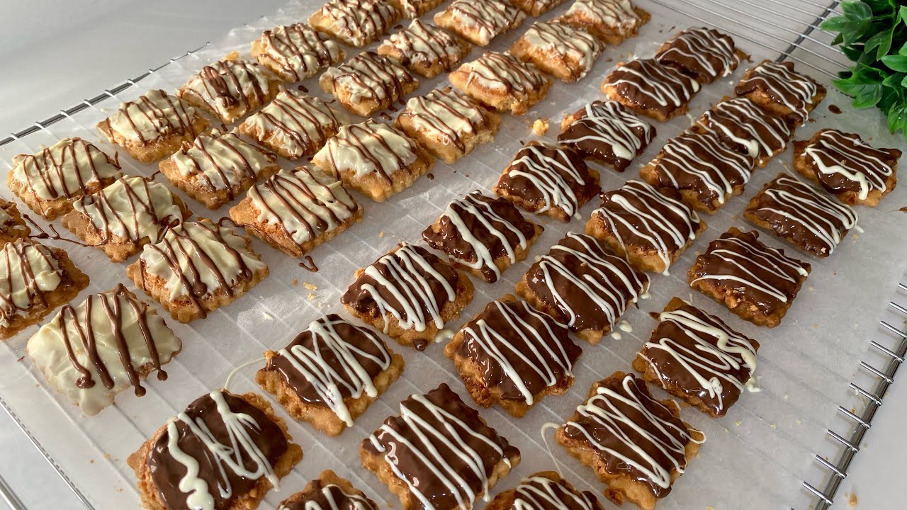 ÇOK TEHLİKELİ😱⚠️BİTENE KADAR DURAMAZSINIZ 🙈Çikolatalı Fındıklı Kurabiye Tarifi 🍪Çiçekintarifleri