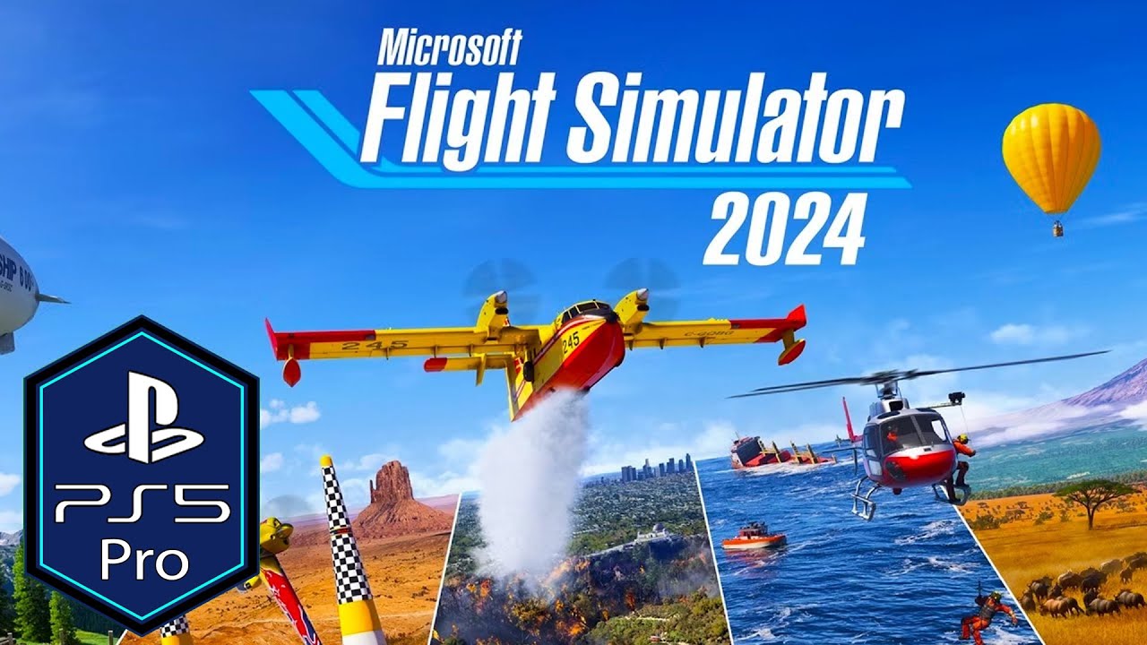 Microsoft Flight Simulator 2024 PS5 Pro Gameplay Review [120fps]