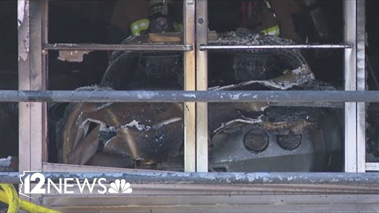Phoenix Fire investigating blaze at classic car showroom