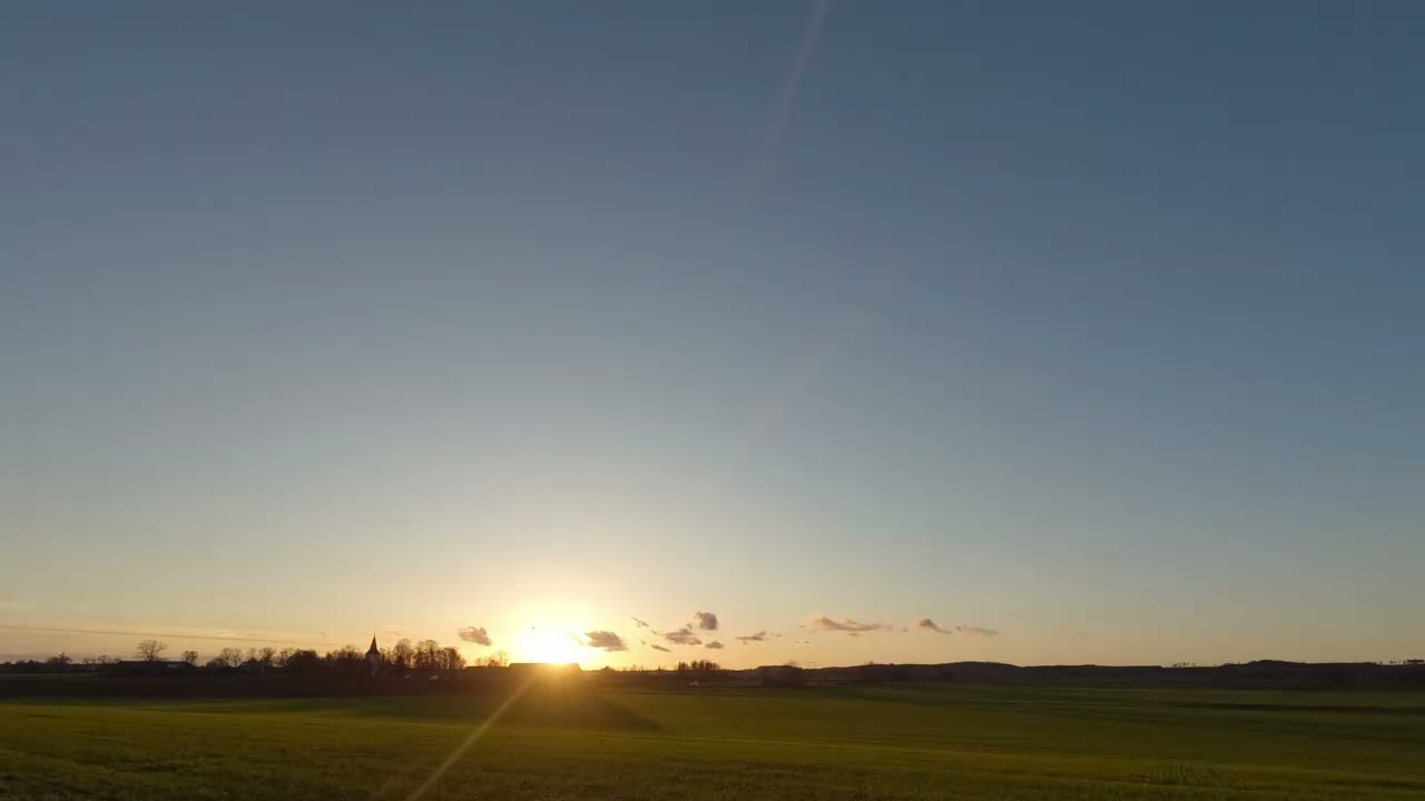 🌤️ Beautiful Sweden Sunset Timelapse | Peaceful Colors for Meditation & Stress Relief