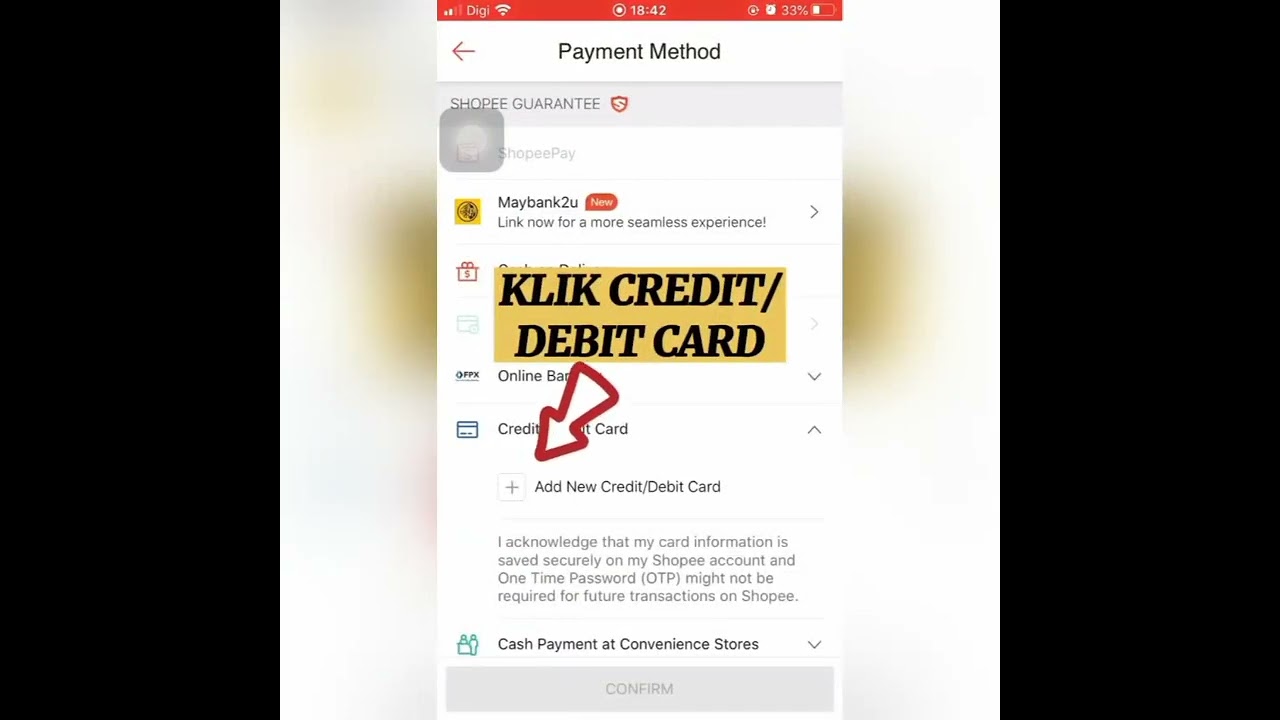 BELI BARANG DI SHOPEE BAYAR PAKAI BIGPAY| Daftar bigpay dapat RM10 cashback