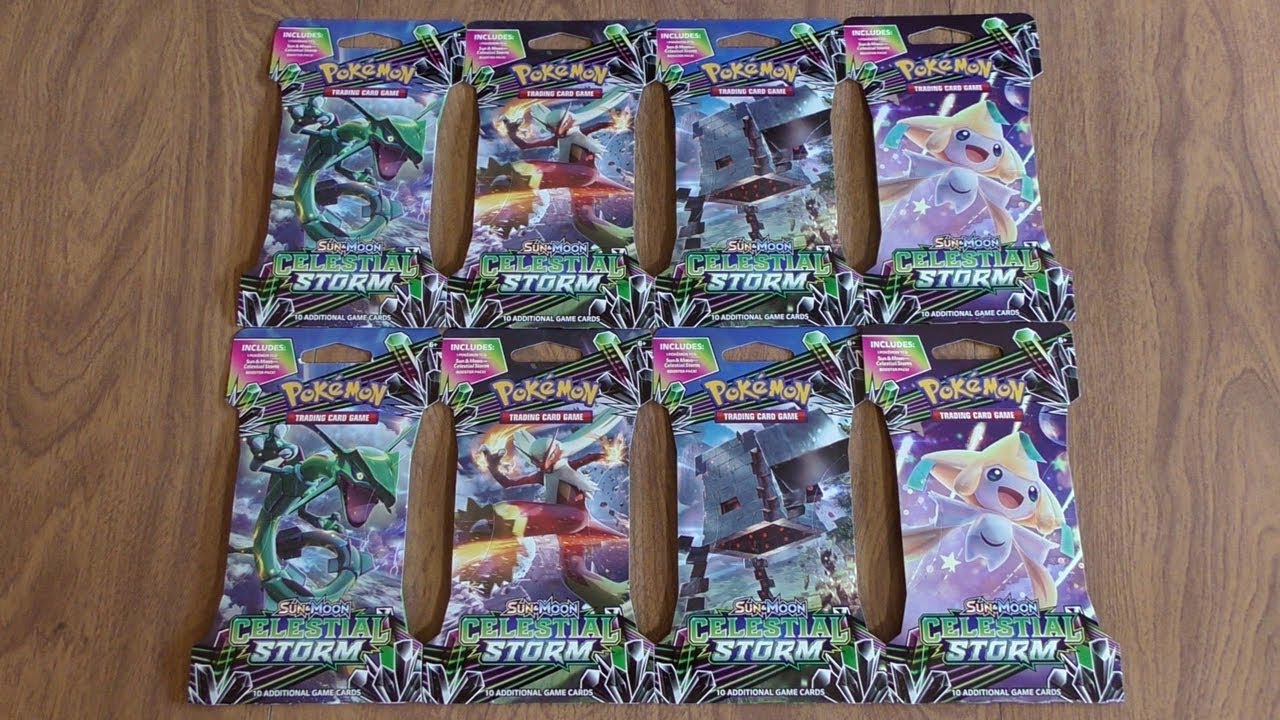8 Celestial Storm Booster Pack Opening (Amazing Pulls!)