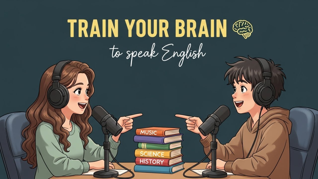 Train Your Brain to speak English | Easy English Practice | English Podcast | Learn English Fast