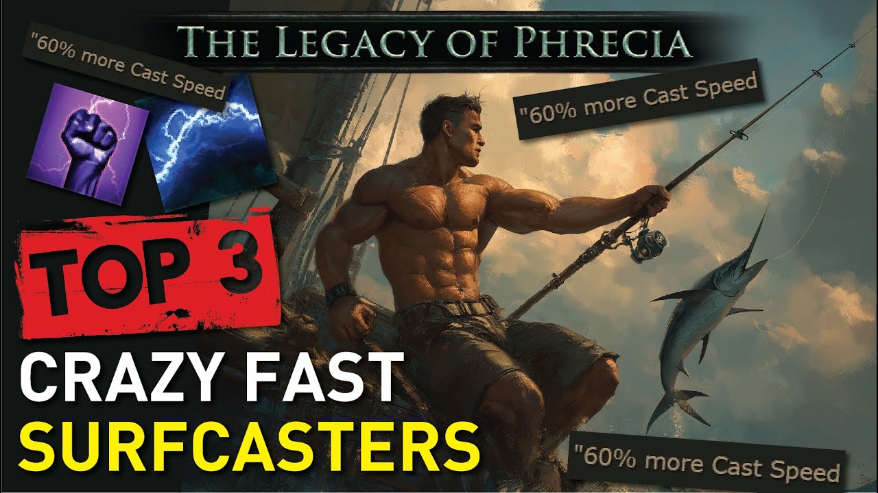 Let's go fishing, THE SURFCASTERS are back, boys!【3 CRAZY FAST Phrecia Builds】#throwbackshowcase