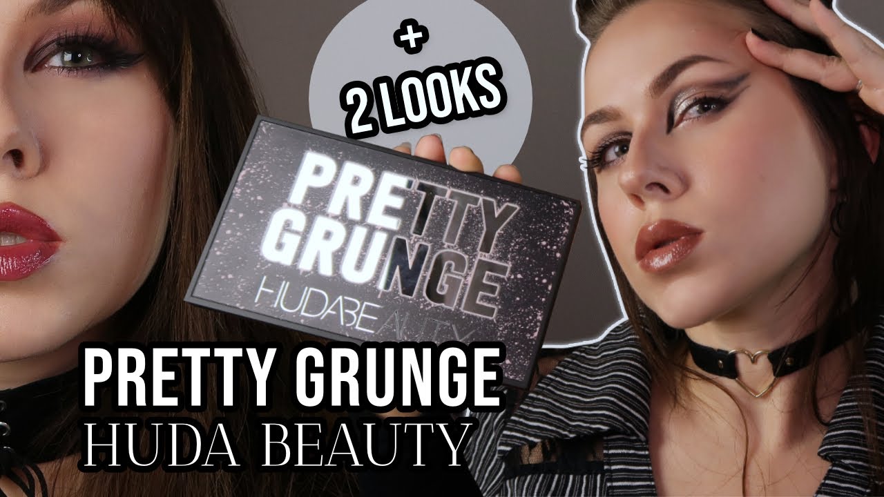 Huda Beauty PRETTY GRUNGE | 2 Looks + Swatches | Tamy Anansi