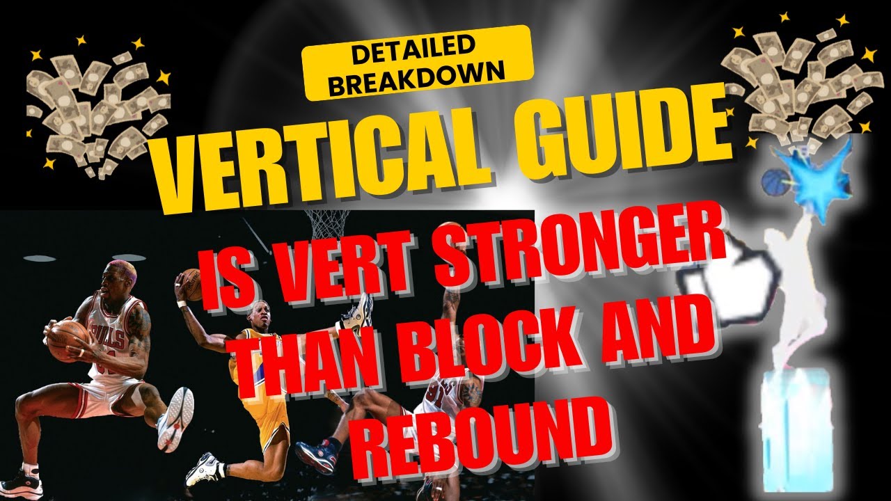 WHICH IS BETTER: VERTICAL or Rebound / Block  #DCD #dunkcitydynasty #vert #rebounding #blocking