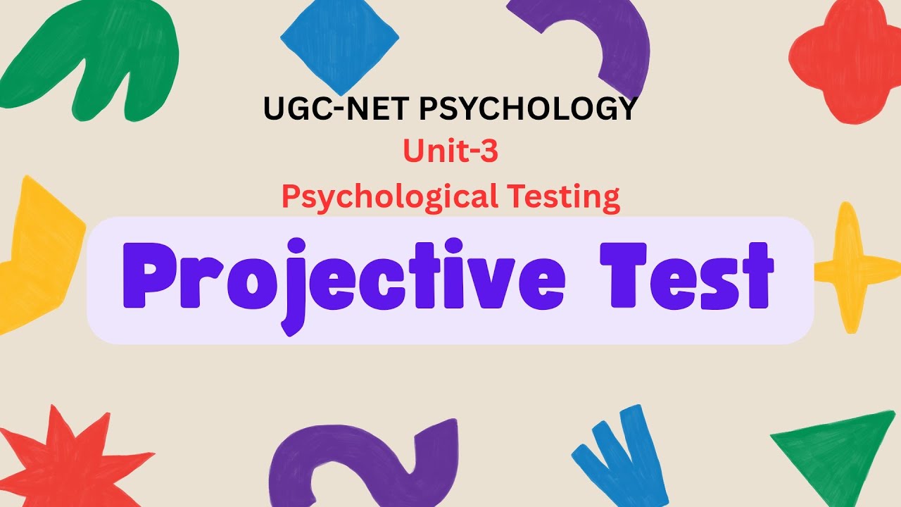Projective techniques and classification of projective tests 