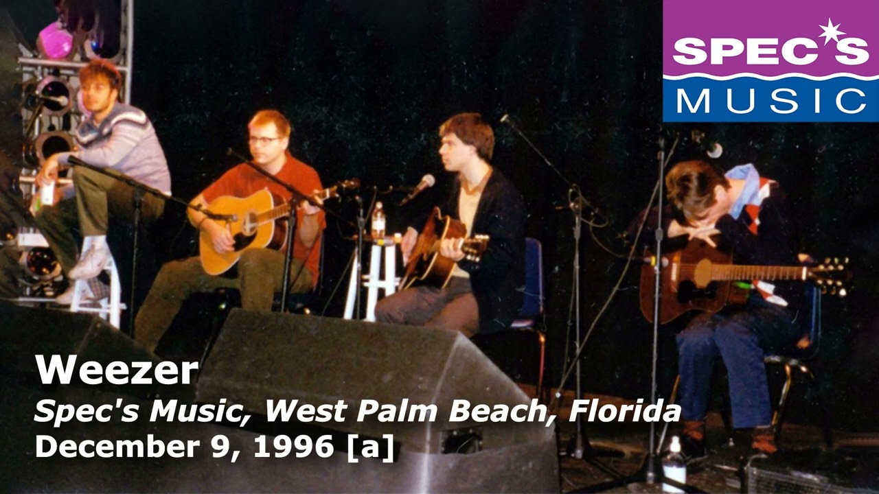 Weezer - Live at Spec's Music, West Palm Beach, Florida (December 9, 1996 [a])