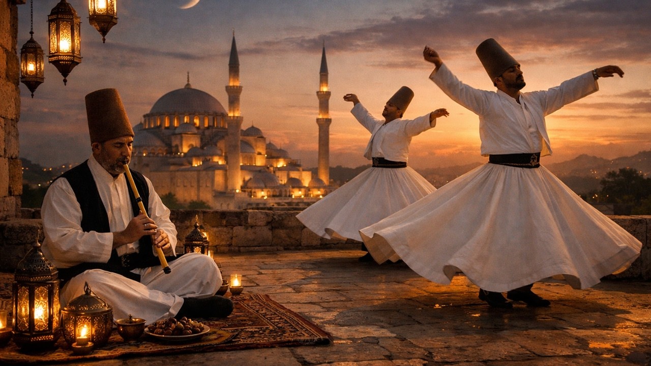 Feel the Spirit of Ramadan 🌙 | 1 Hour Healing Sufi Music