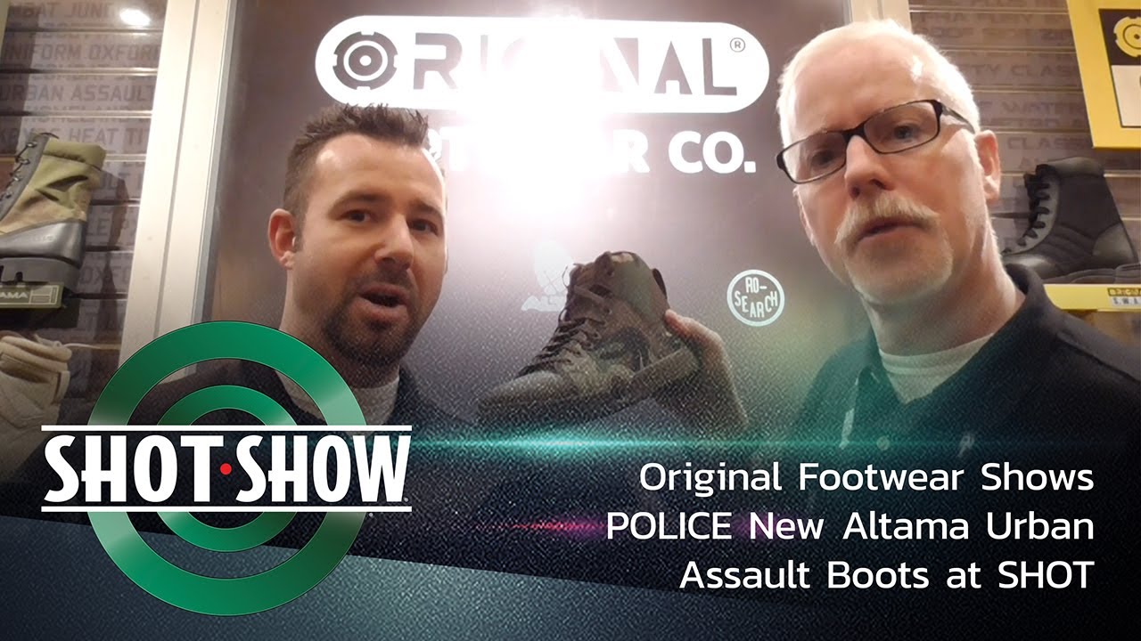 Original Footwear Shows POLICE New Altama Urban Assault Boots at SHOT