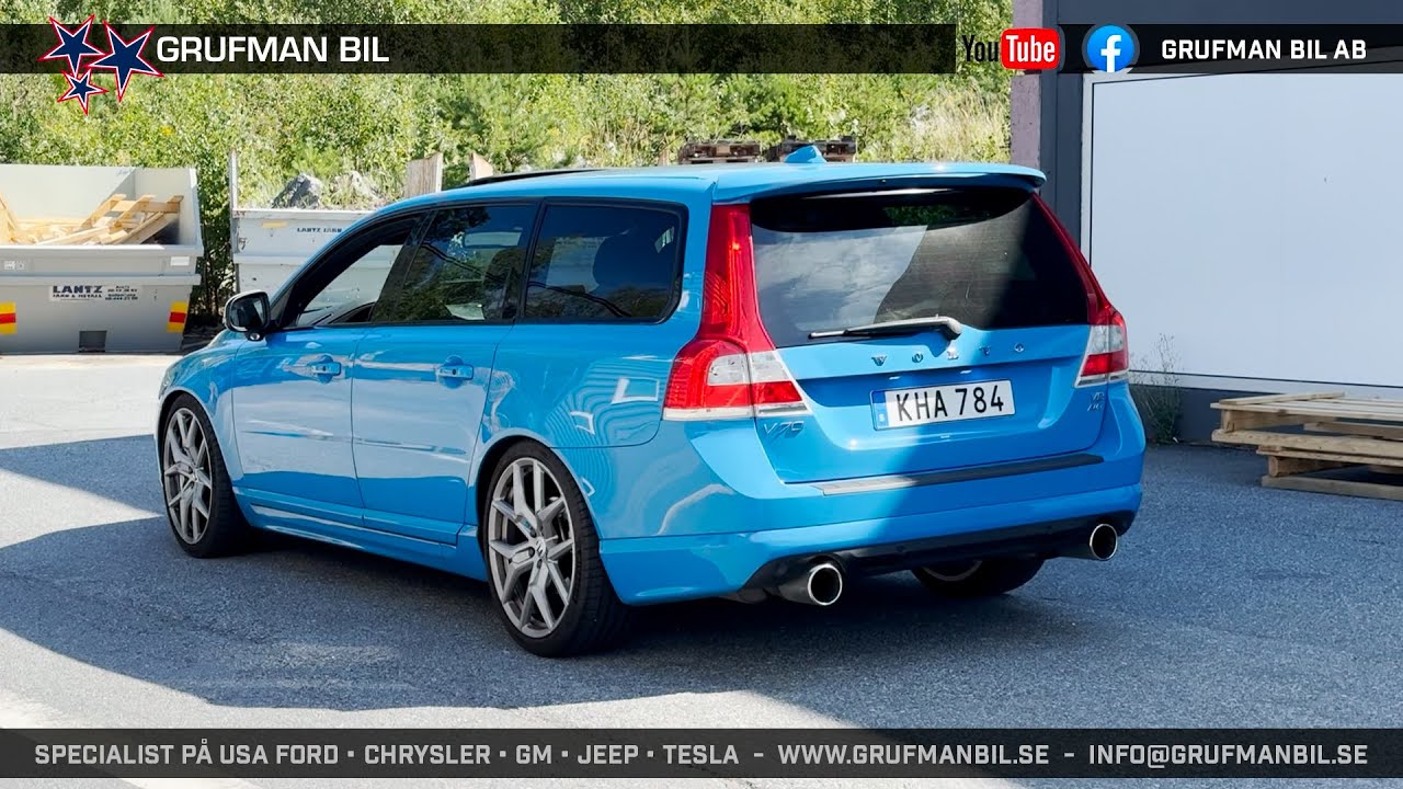 Sveriges enda V70 med V8 på besök - Leon från Vparts visar!