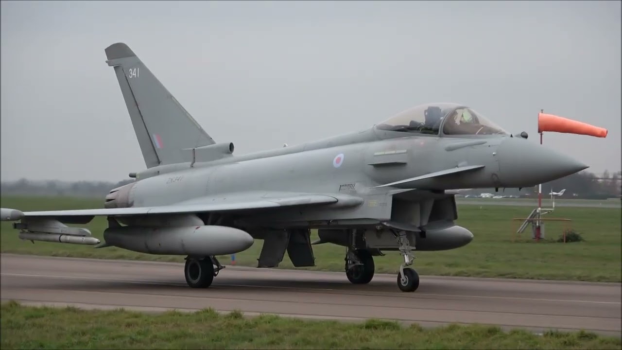 On the last day of training flying 2025 at RAF Coningsby, 17th December 2025