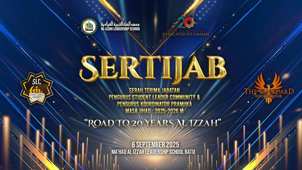 SERTIJAB PENGURUS SLC DAN KOORDINATOR PRAMUKA MA'HAD AL-IZZAH BATU